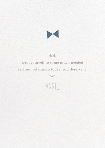 Father's Day for Barker by Little Cube - Back