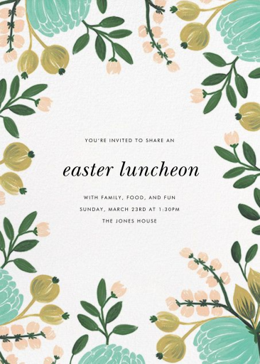 Blue Blooms - Invitation by Rifle Paper Co.