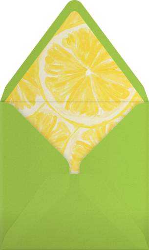 Lemon Twist - Derek Blasberg Envelope