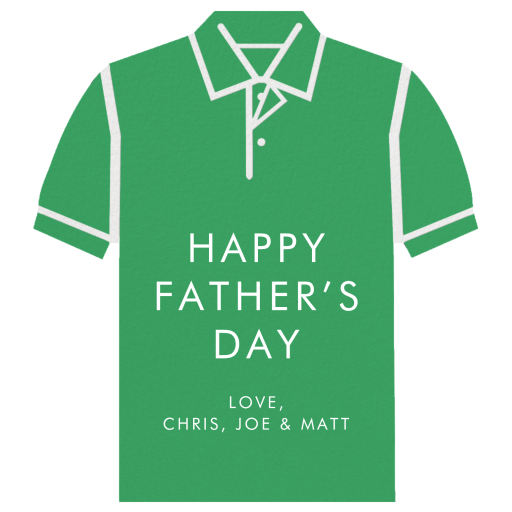 Polo - Father's Day Card by Jonathan Adler