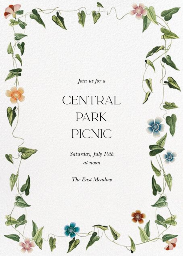 Ivy Tangle - Invitation by Stephanie Fishwick