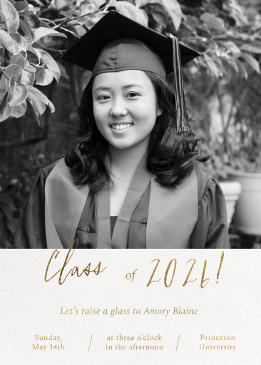 Romantic Photo - Graduation Party Invitation by Paperless Post