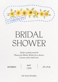 Minimalist (Custom Magic Art) - Bridal Shower Invitation by Paperless Post