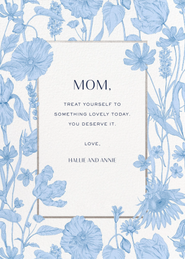 Blooming Flowers - Mother's Day Card by Liberty