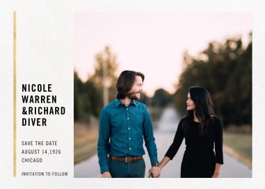 Carreaux - Save the Date by Paperless Post