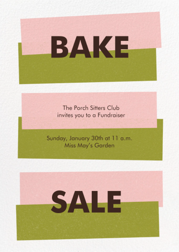 Conceptual Cake - Fundraiser Invitation by Paperless Post