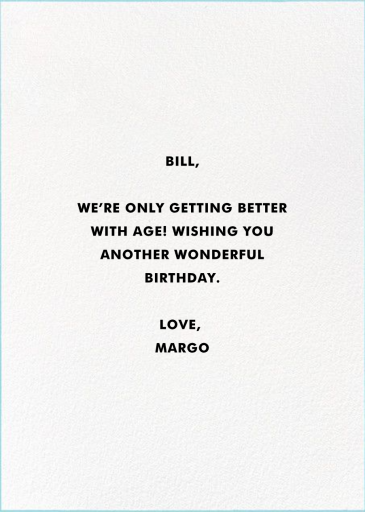 Eat Cake for Breakfast (Tall) - Greeting Card by kate spade new york - Back