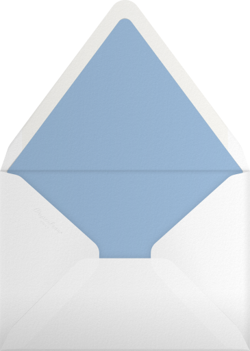 Blue Allium Stage - Oscar de la Renta Envelope