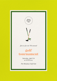 Putt’s Up - Golf Tournament Invitation by kate spade new york
