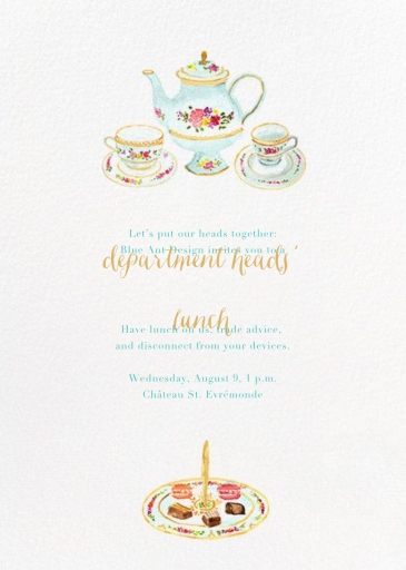 Petits Fours Secs by Paperless Post