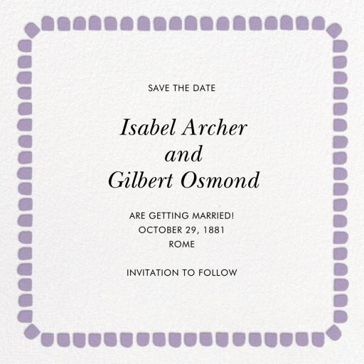 Gumdrop Border - Invitation by kate spade new york