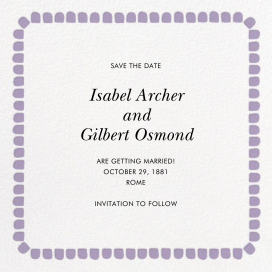 Gumdrop Border - Save the Date by kate spade new york