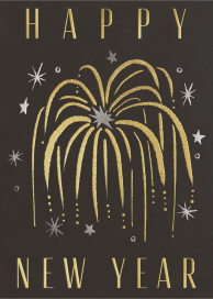 Work It - New Year's Card by Paperless Post