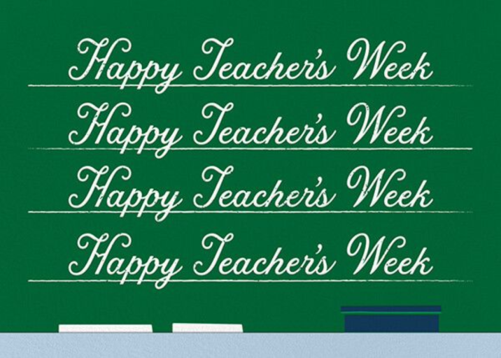 Repetition - Teacher Appreciation Invitation by Cheree Berry Paper & Design