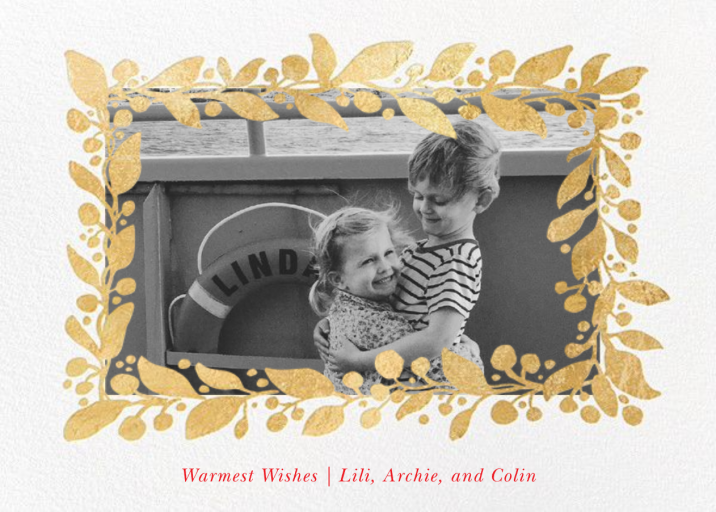 Hedera (Photo) - Christmas Card by Linda and Harriett