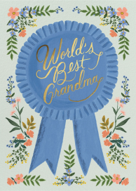 World's Best Grandma - Mother's Day Card by Rifle Paper Co.