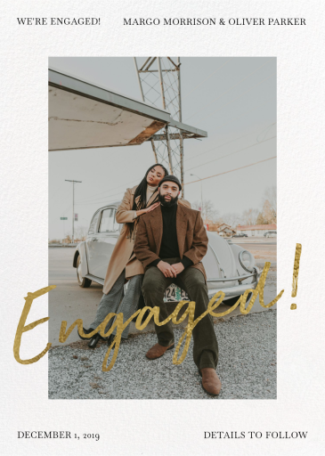 Captured Romance - Wedding Announcement by Paperless Post