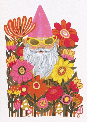 Gnome Worries (Krista Perry) - Birthday Card by Red Cap Cards