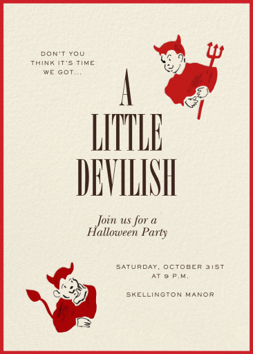 Feelin' Devilish - Invitación de Sam Crosby