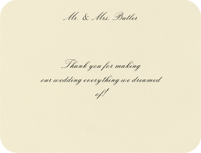 Viceroy (Thank You) - Stationery by Crane & Co.