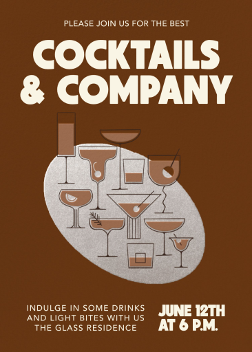 Groovy Cocktails - Cocktail Party Invitation by Paperless Post