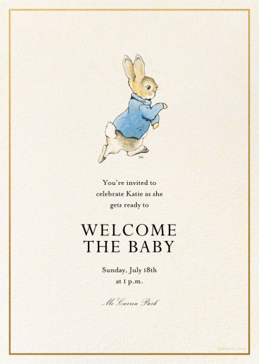 Hop Along - Stationery by Peter Rabbit