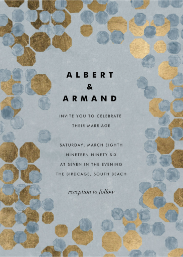 Hex Border - Invitation by Kelly Wearstler