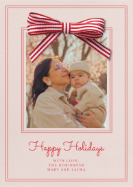 Classic Bow - Greeting Card by Cheree Berry Paper & Design