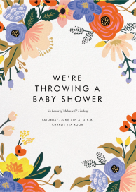 Vivid Florals - Baby Shower Invitation by Rifle Paper Co.