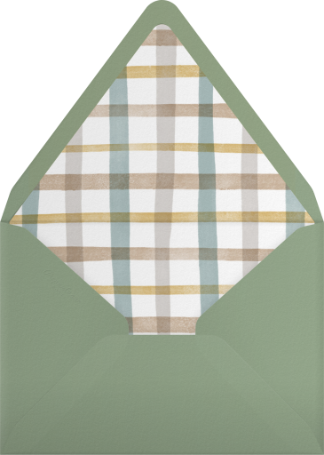 Hot Air Balloon Bear - Paperless Post Envelope