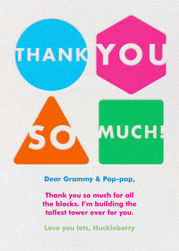 Shapes by Paperless Post