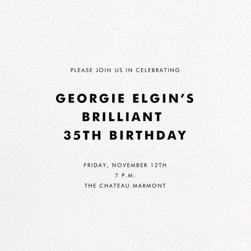 Join Us (Photo) - Invitation by Linda and Harriett - Back