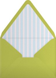 Scallop Edge Orange Frame Invitation Envelope