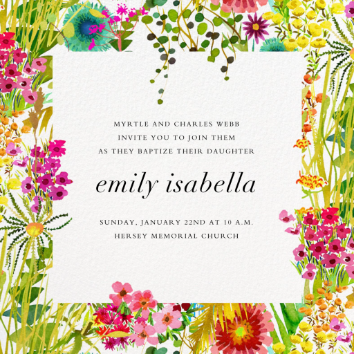 Tresco - Baptism & Christening Invitation by Liberty