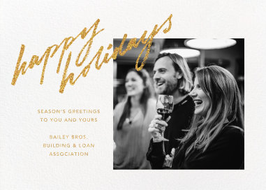 Freehand Filigree - Holiday Card by Paperless Post