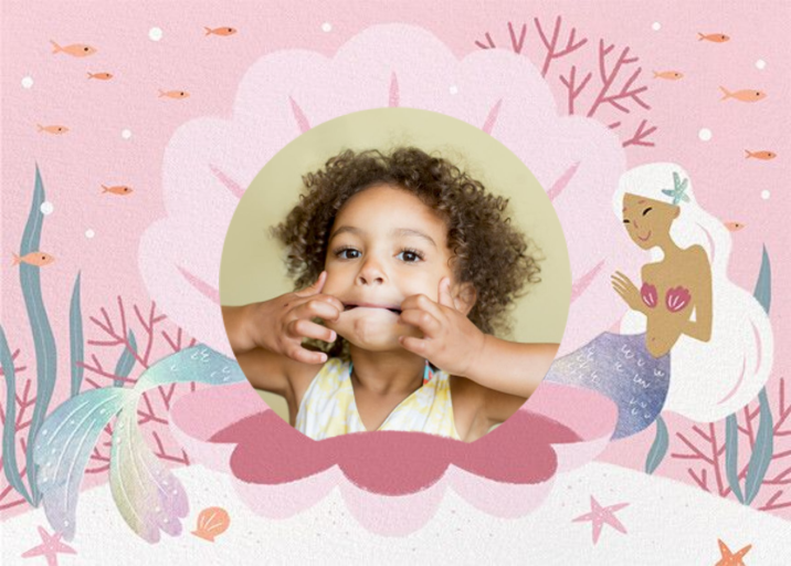 Mermaid Cove Photo - Pool Party Invitation by Paperless Post