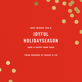 Confetti (Square) - Business Holiday Card by kate spade new york