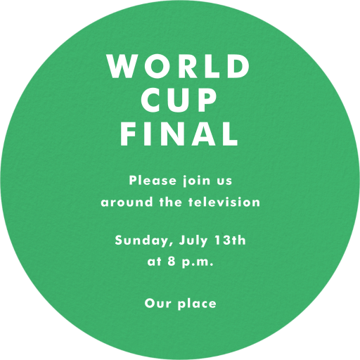 Soccer Ball Cutout by Meri Meri - Back