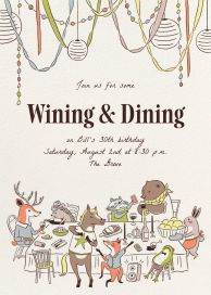 Streamers and Friends - Birthday Invitation by Paperless Post