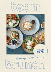 Brunch and Business - Dining & Drinks Invitation by Paperless Post