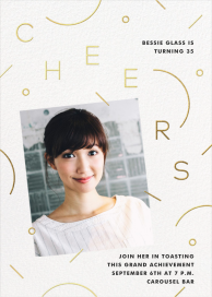 Geometric Cheers by Paperless Post