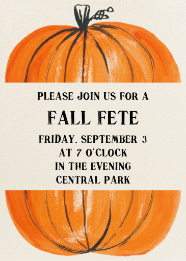 Goblins in a Pumpkin Patch - Invitation by Paperless Post