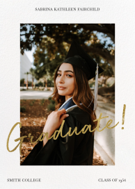 Captured Accomplishment - Graduation Announcement by Paperless Post