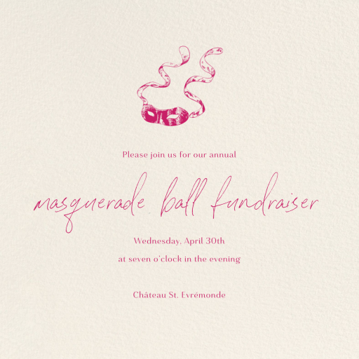 Cream - Fundraiser Invitation by Paperless Post