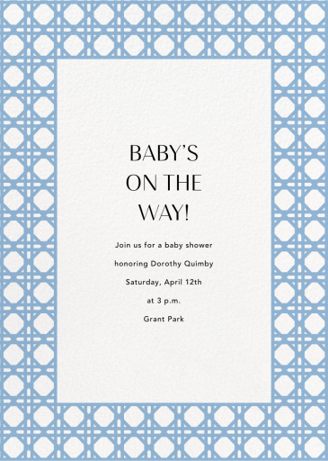 Rattan (New) - Family Reunion Invitation by Paperless Post