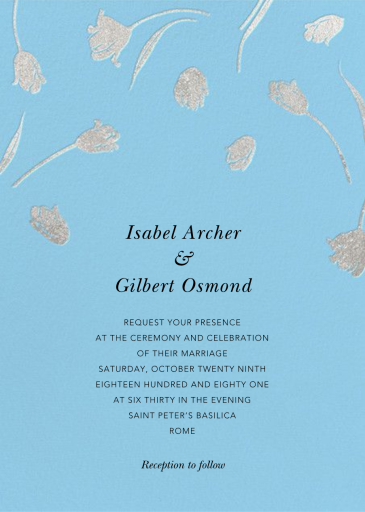 Tulip Dot - Wedding Invitation by Oscar de la Renta