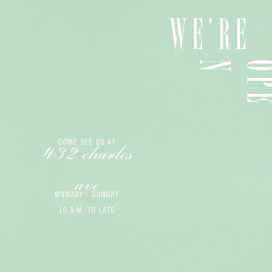 Mint - Business Greeting Card by Paperless Post