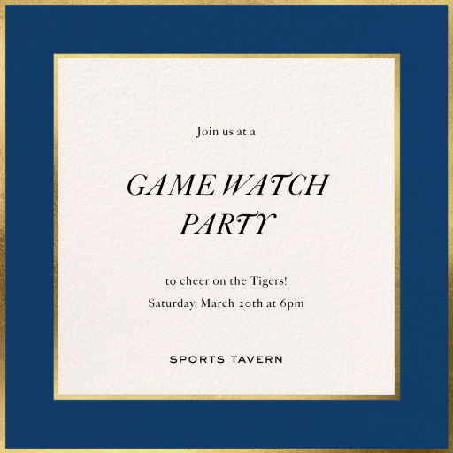 Golden Edge - Get-Together Invitation by Paperless Post