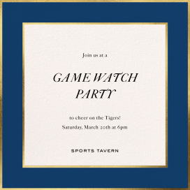 Golden Edge - Alumni Event Invitation by Paperless Post