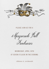 Harlequin Mask - Business Event Invitation by Paperless Post
